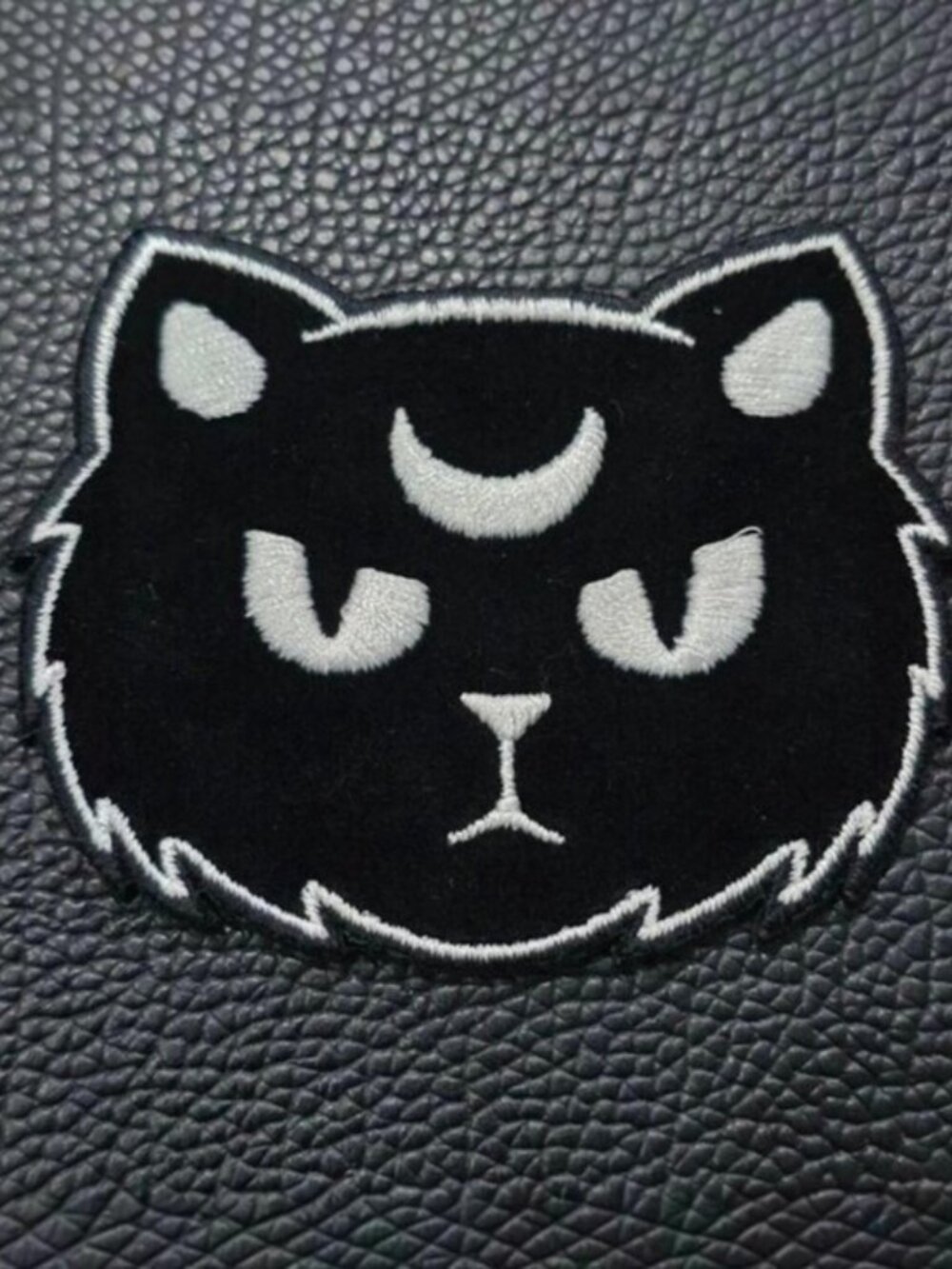 Loungefly Cat Moon Patch Black Feline Crescent Embroidered Iron On Goth OS NWT